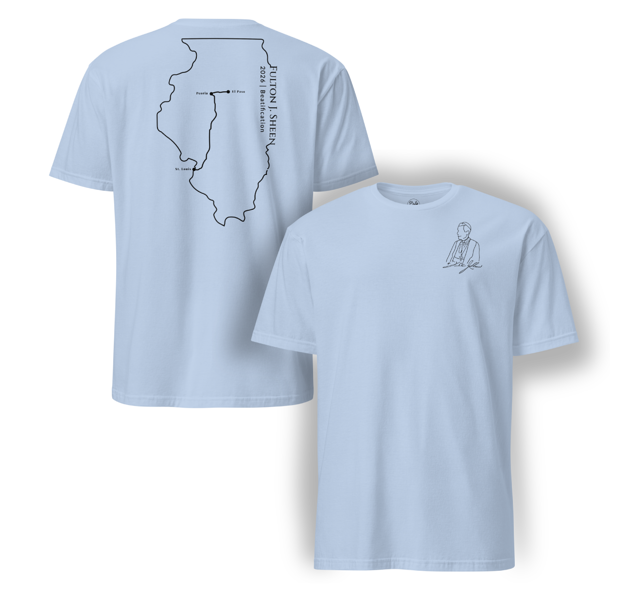 Ink T-Shirt - Sheen Pilgrimage (Matte Black)
