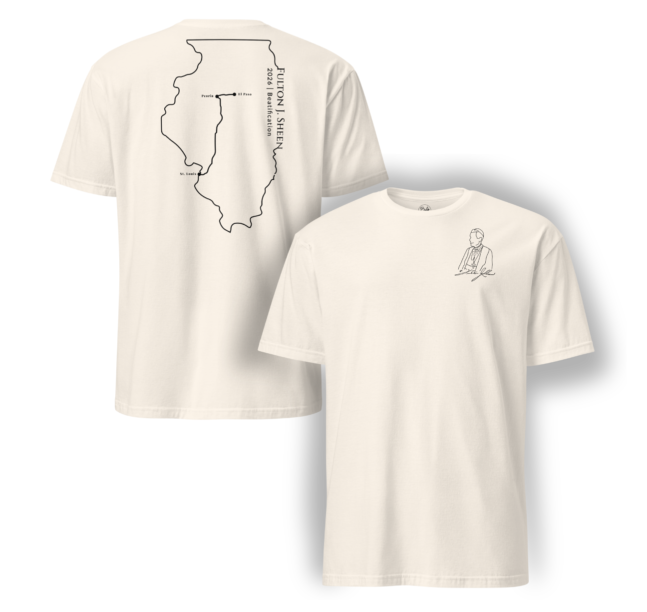 Ink T-Shirt - Sheen Pilgrimage (Matte Black)