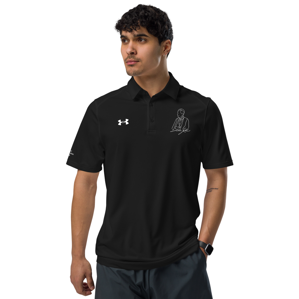 Premium Polo - Ven. Fulton J. Sheen (Stitched White)